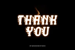 Gofired Burning - Fire Typeface Font
