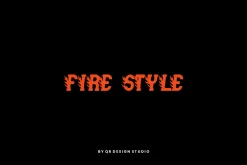 Gofired Burning - Fire Typeface Font