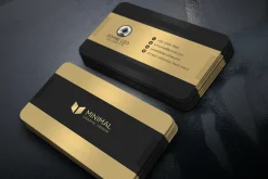 Gold & Black Business Card