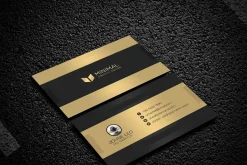 Gold & Black Business Card