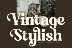 Golden Antique Retro Serif Font