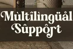 Golden Antique Retro Serif Font