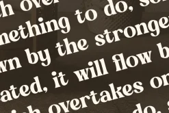 Golden Antique Retro Serif Font