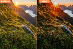 Golden Hour Lightroom Mobile Presets
