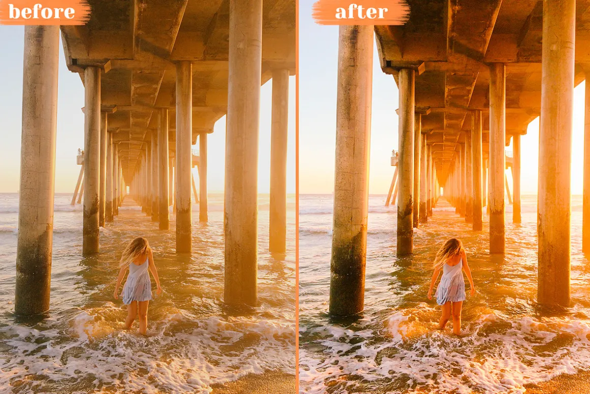 Golden Hour Lightroom Mobile Presets