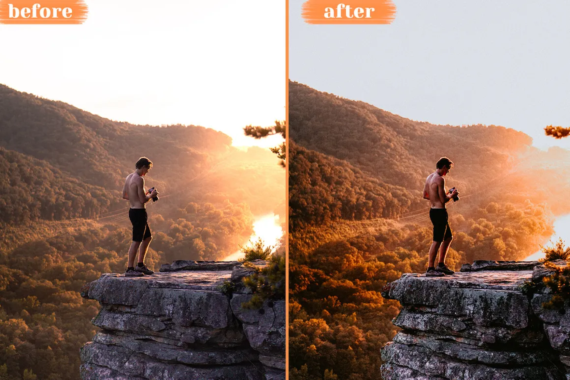 Golden Hour Lightroom Mobile Presets