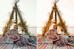 10 GOLDEN HOUR Lightroom Presets