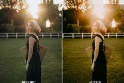 10 GOLDEN HOUR Lightroom Presets