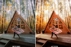 10 GOLDEN HOUR Lightroom Presets