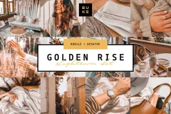 4 Golden Lightroom Presets Bundle