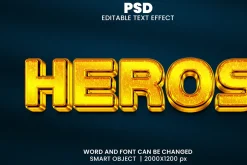Golden Luxury 3d Text Effect font