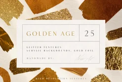 Gold Foil Glitter Luxury Textures