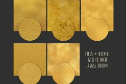 Gold foil textures