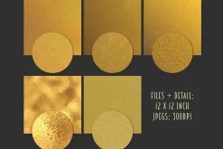 Gold foil textures