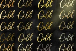 50 Gold Foil TEXTURES & BACKGROUNDS