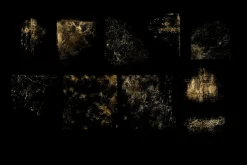 Gold Grunge Overlays