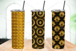 Gold Pattern Overlays