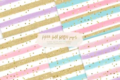 Gold Pink Purple Digital