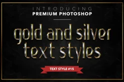 Gold & Silver #1 - 20 Text Styles