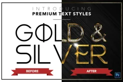 Gold & Silver #5 - 15 Text Styles