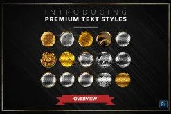 Gold & Silver #5 - 15 Text Styles