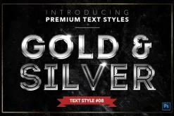 Gold & Silver #6 - 20 Text Styles