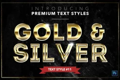Gold & Silver #6 - 20 Text Styles