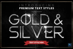 Gold & Silver #4 - 20 Text Styles