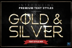 Gold & Silver #4 - 20 Text Styles