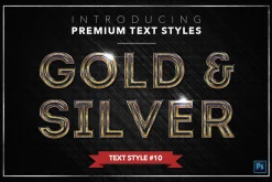 Gold & Silver #3 - 15 Text Styles