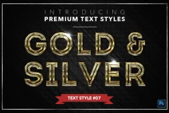 Gold & Silver #3 - 15 Text Styles