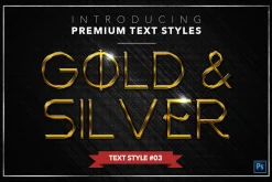 Gold & Silver #3 - 15 Text Styles