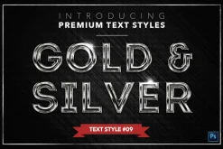Gold & Silver #3 - 15 Text Styles