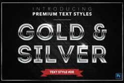 Gold & Silver #3 - 15 Text Styles