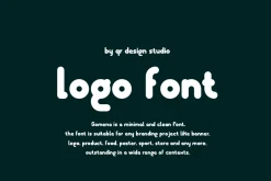 Gomena - Minimal & Logo Font