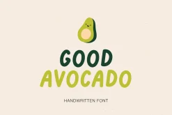 Good Avocado | Handwritten font