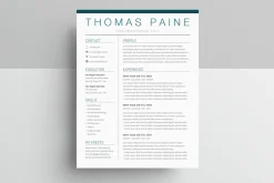 Google Docs Resume Template