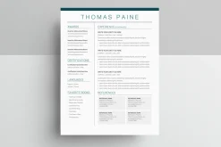 Google Docs Resume Template