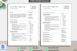 Google Docs Resume CV Template 04
