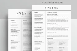 Google Docs Resume Template
