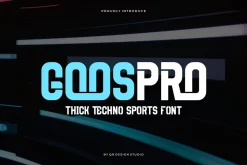 Goospro - Thick & Sport Font