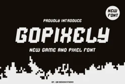Gopixely - Game & Pixel Font