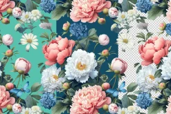 Gorgeous Peonies Floral Pattern 2