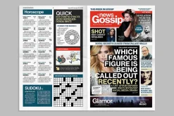 Gossip Newspaper Template