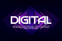 Gostane - Futuristic Tech Font