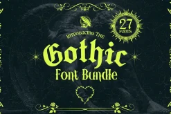 Gothic Font Bundle