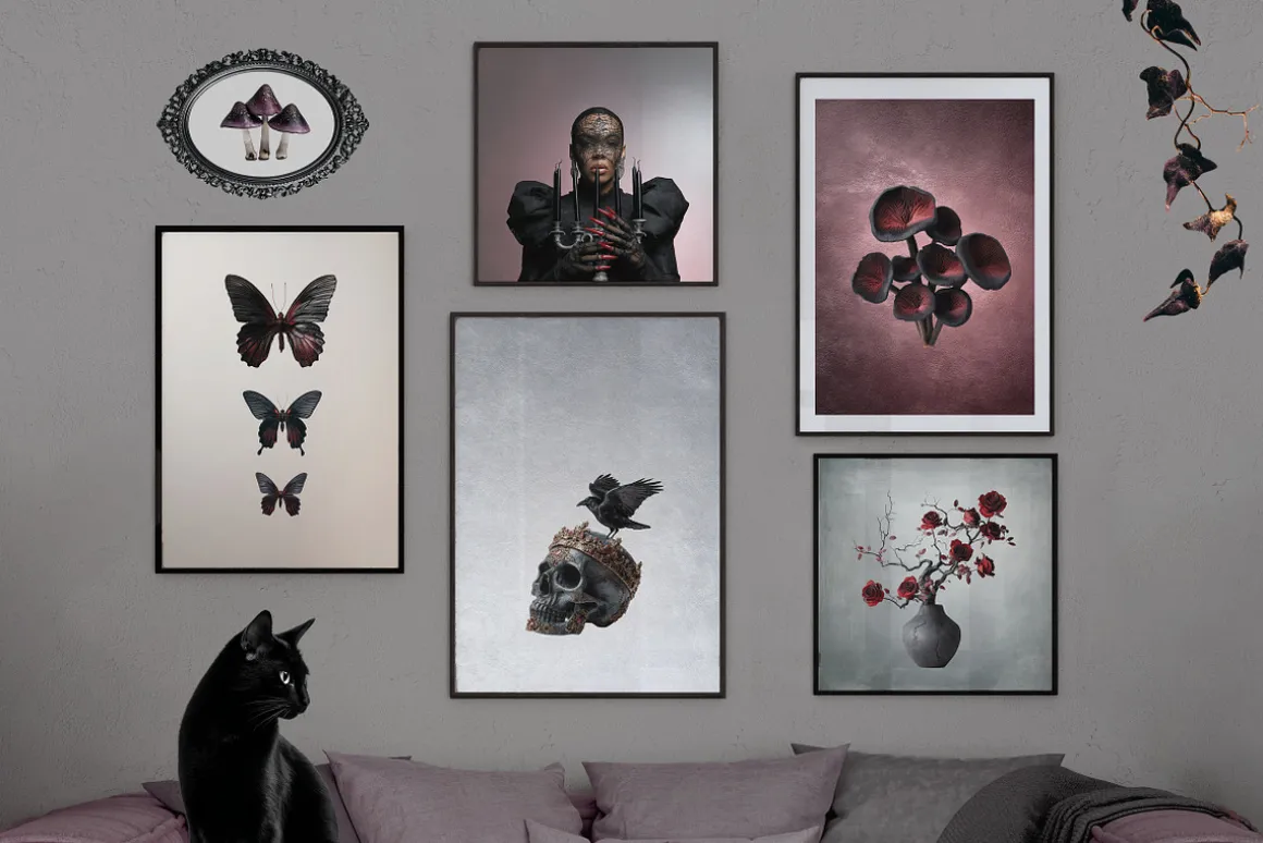 Gothic Glam – Halloween Collage Pack