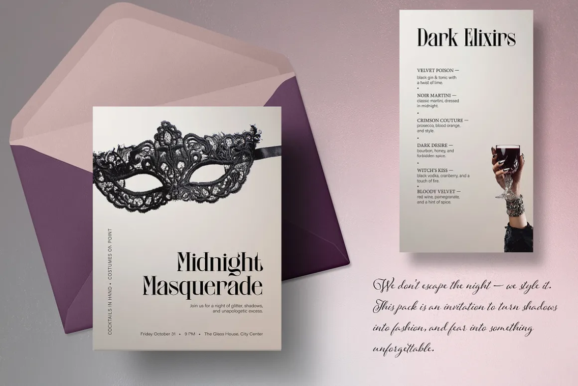 Gothic Glam – Halloween Collage Pack