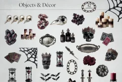 Gothic Glam – Halloween Collage Pack