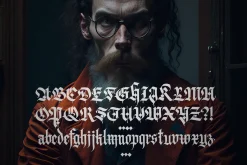 Gothic letters - 10